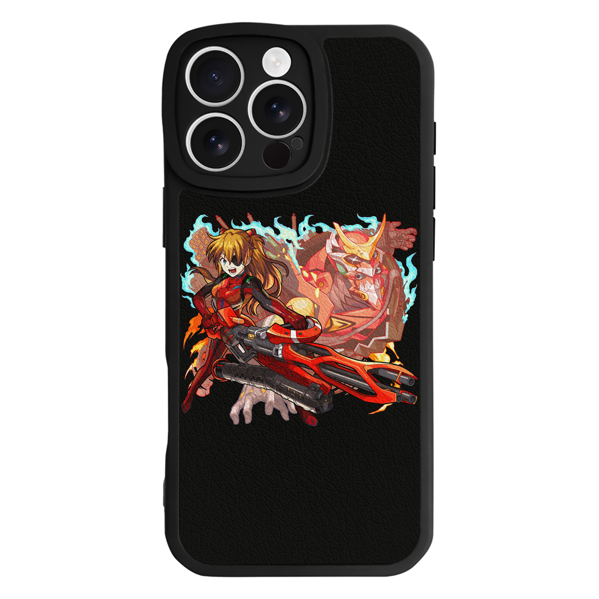 （画像用） EVA 新世紀エヴァンゲリオン 【iPhone 16シリーズ対応】シリコンスマホケース（レザー調） 材質：シリコン